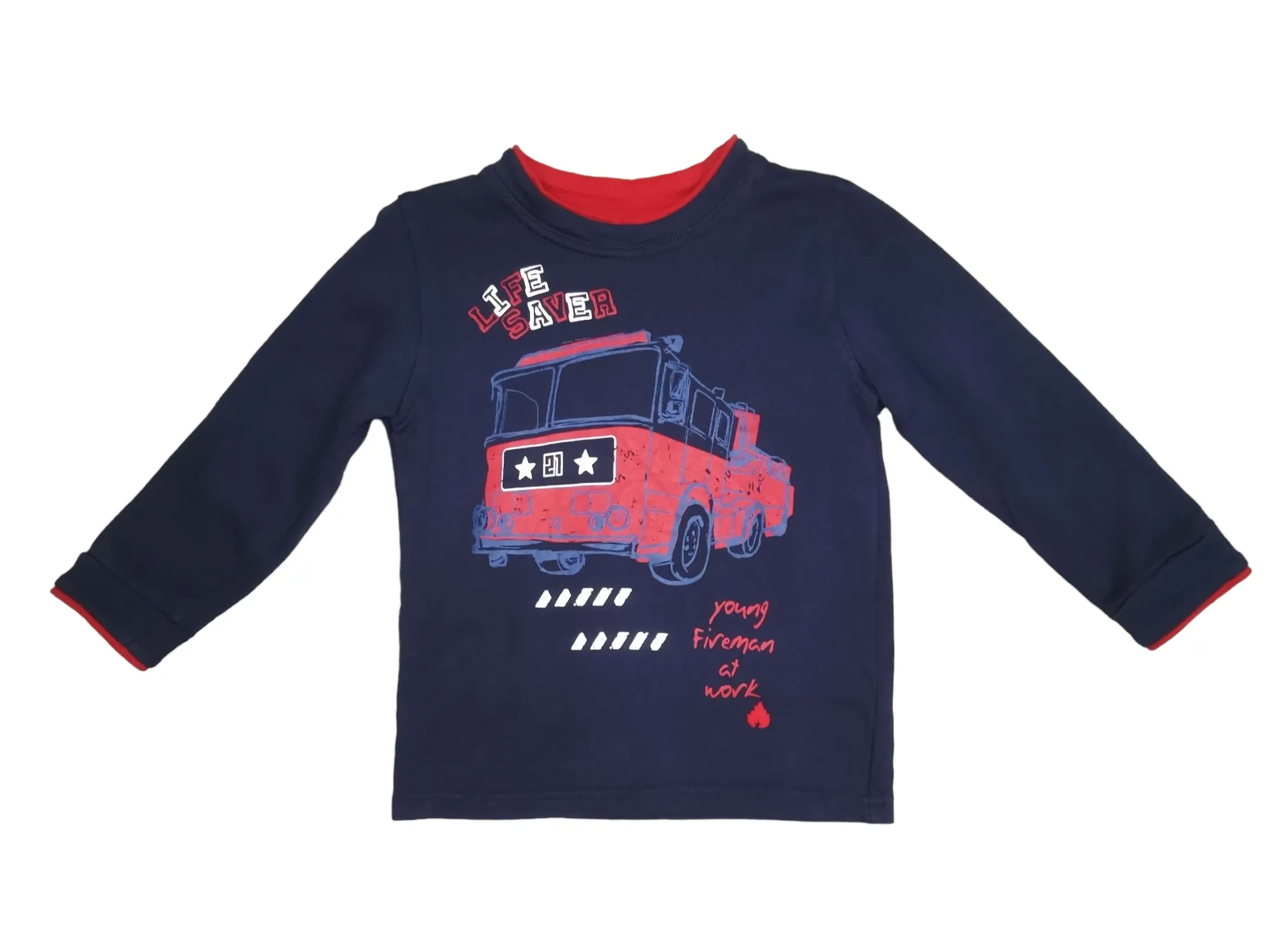 BOY SIZE 2 YEARS - BOB DER BAR, Graphic Sweater EUC B31