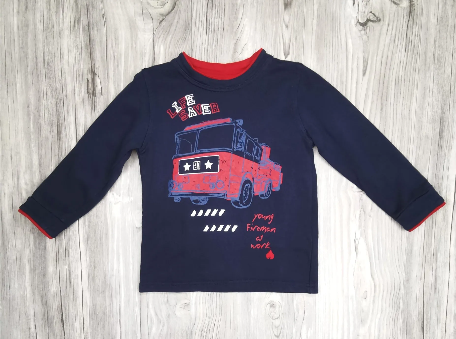 BOY SIZE 2 YEARS - BOB DER BAR, Graphic Sweater EUC B31