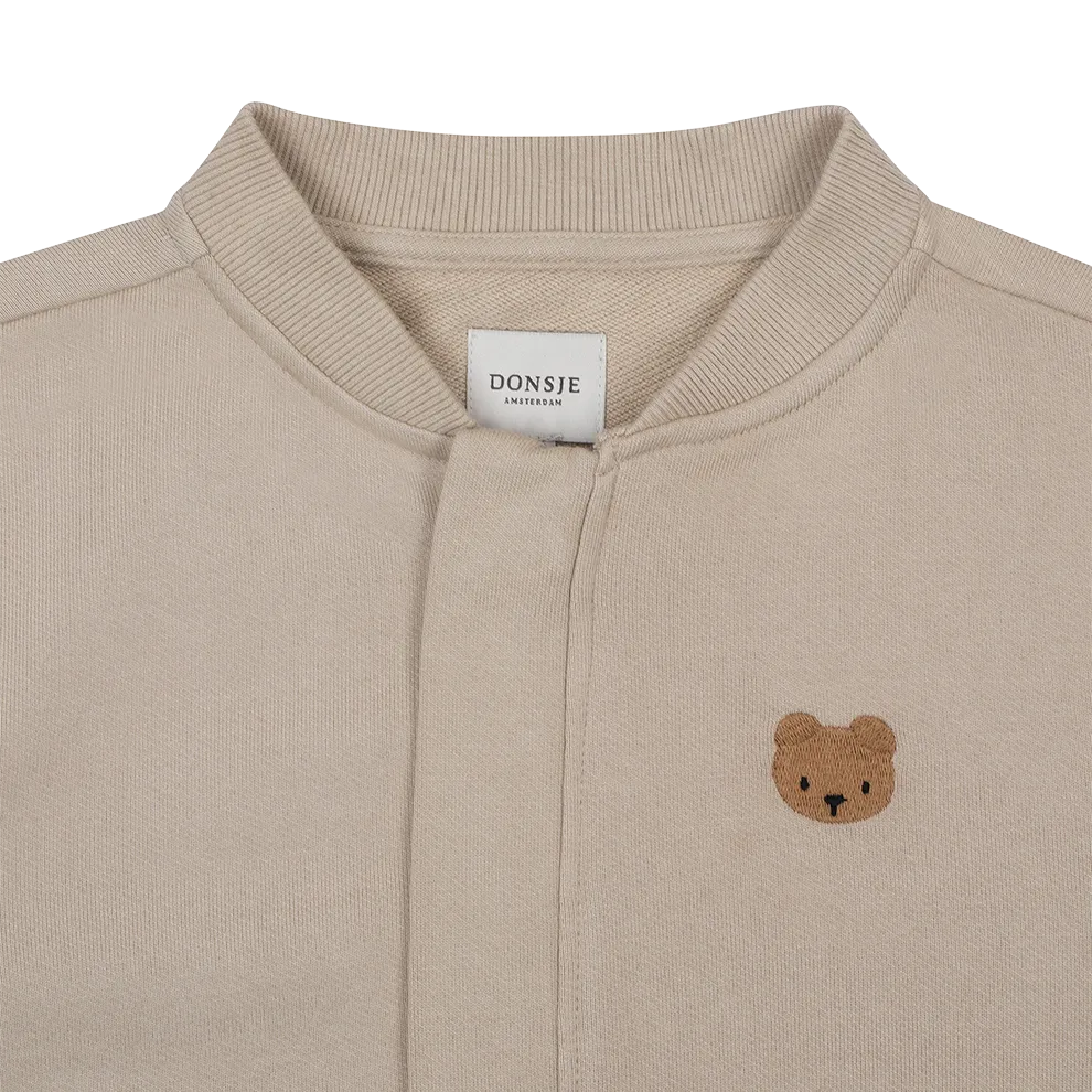 Boys Beige Bear Jacket
