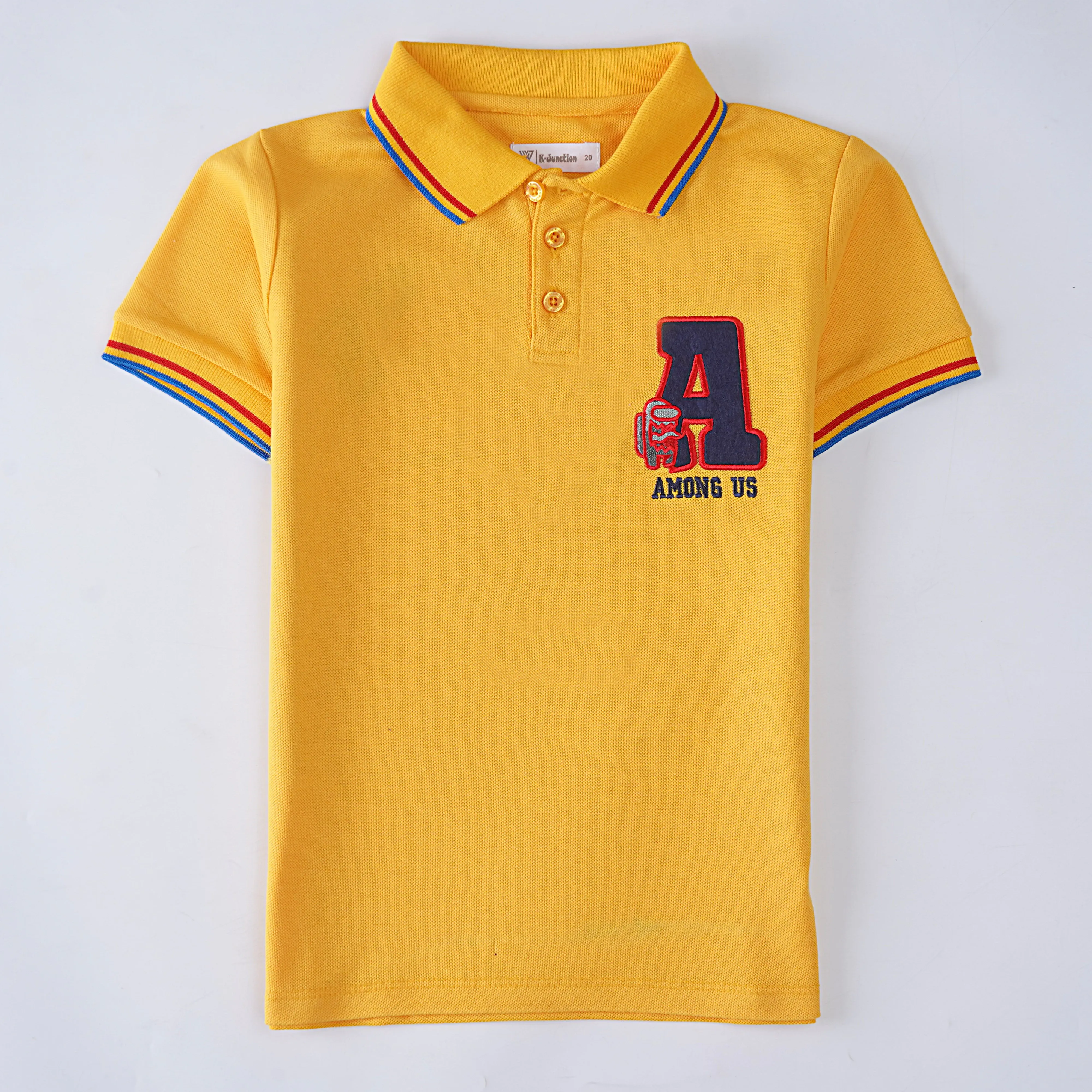 Boys Half Sleeves Polo T-Shirt (Among-Us)
