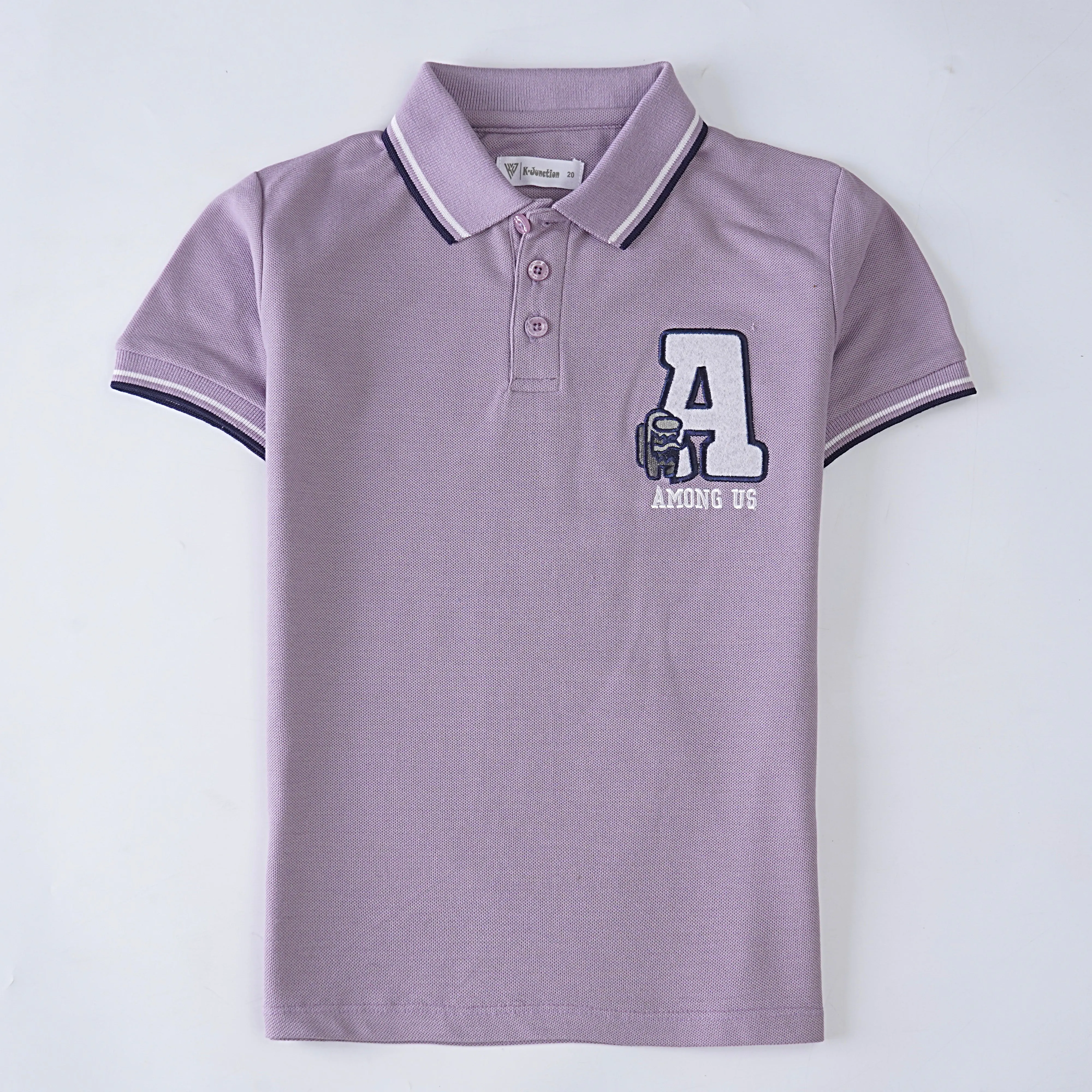 Boys Half Sleeves Polo T-Shirt (Among-Us)