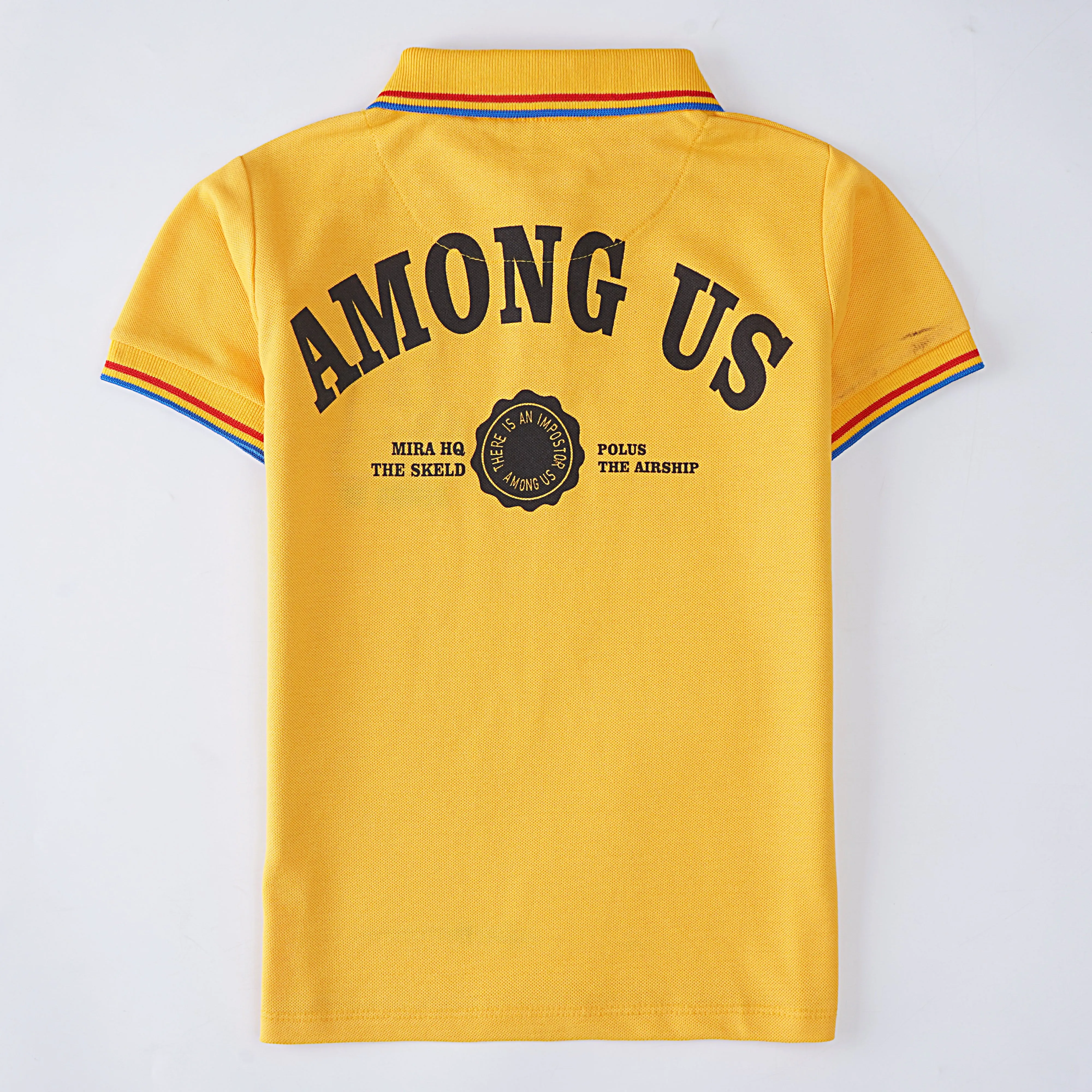 Boys Half Sleeves Polo T-Shirt (Among-Us)