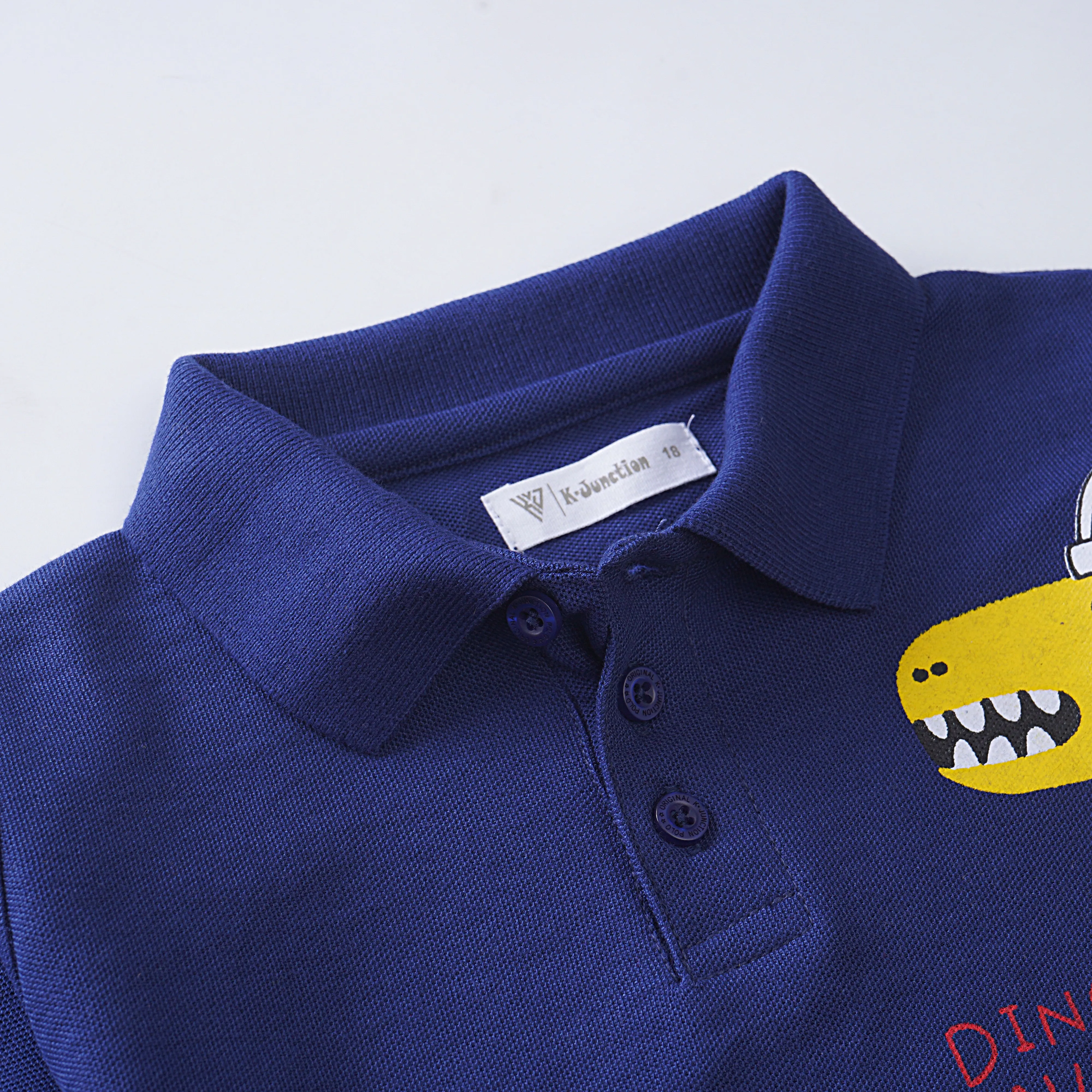 Boys Half Sleeves Polo T-Shirt (Dinosaurs)
