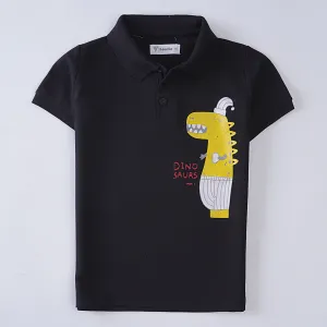 Boys Half Sleeves Polo T-Shirt (Dinosaurs)