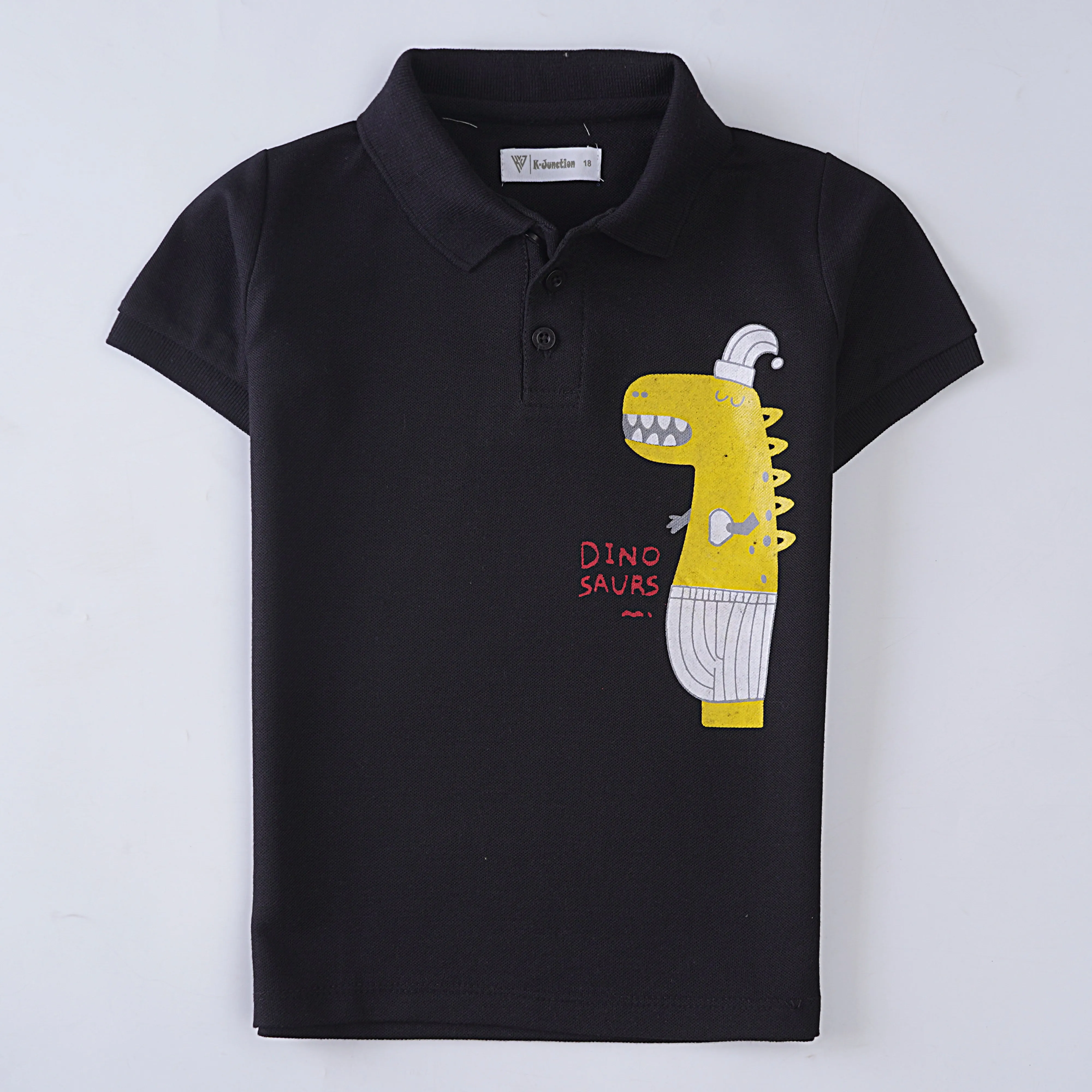 Boys Half Sleeves Polo T-Shirt (Dinosaurs)