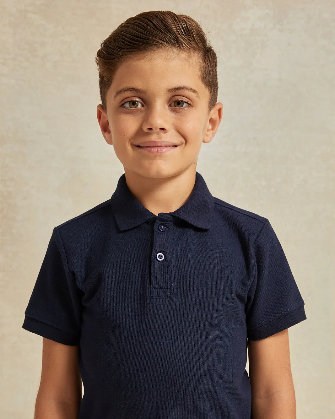 Boys Navy Polo T-Shirt