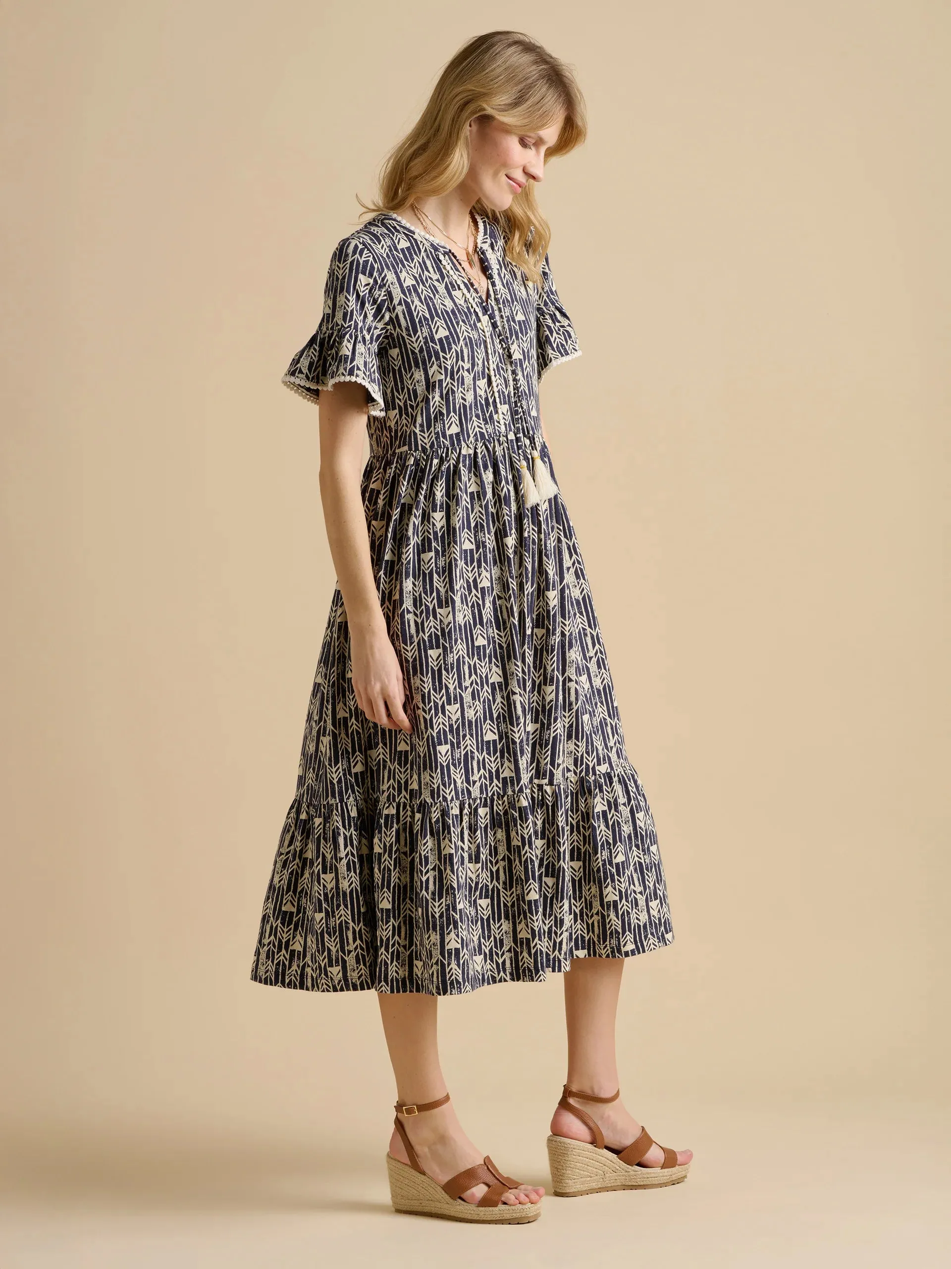 Brakebrun Arrows Midi Dress