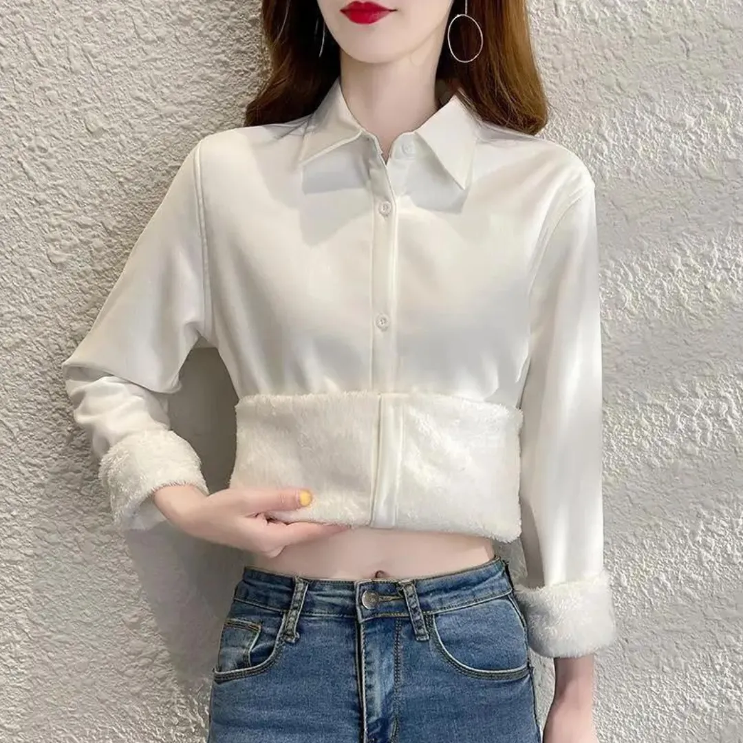 Briarly® | Elegant Fleece-Bluse