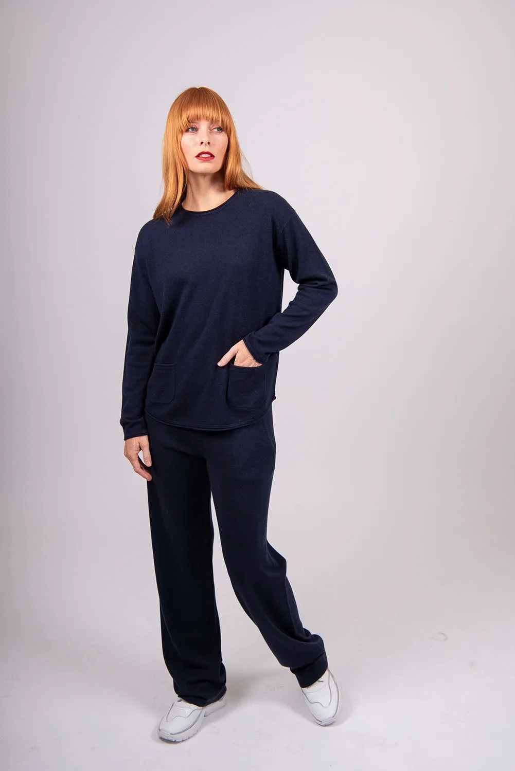 Bridge & Lord Roll Trim Relaxed Pullover BL5633
