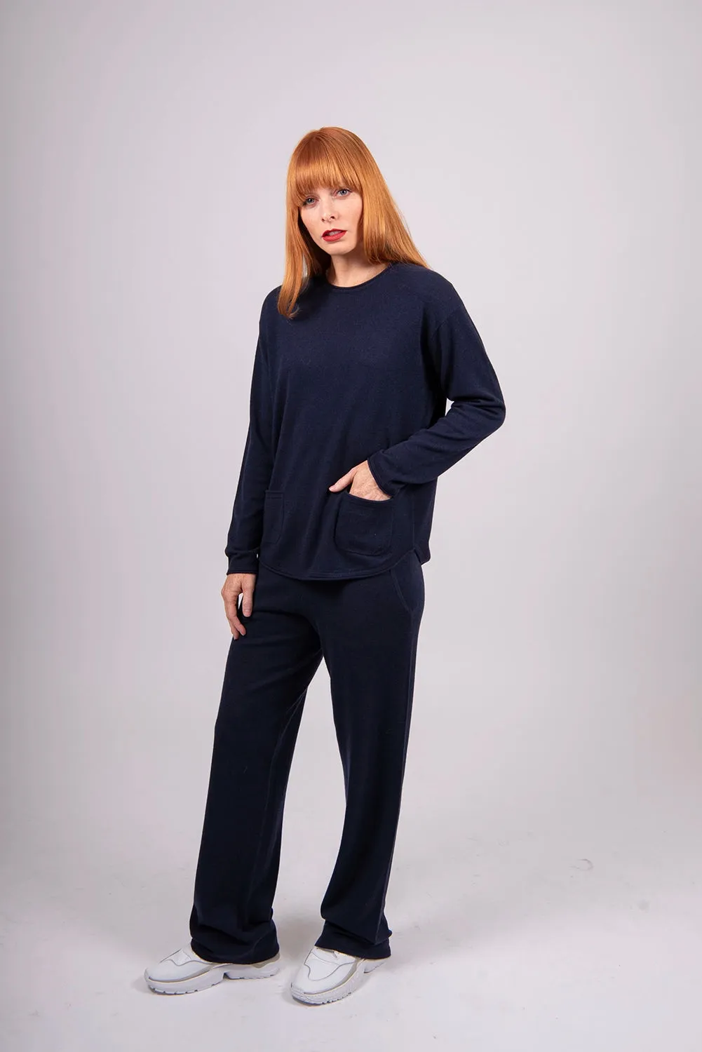 Bridge & Lord Roll Trim Relaxed Pullover BL5633
