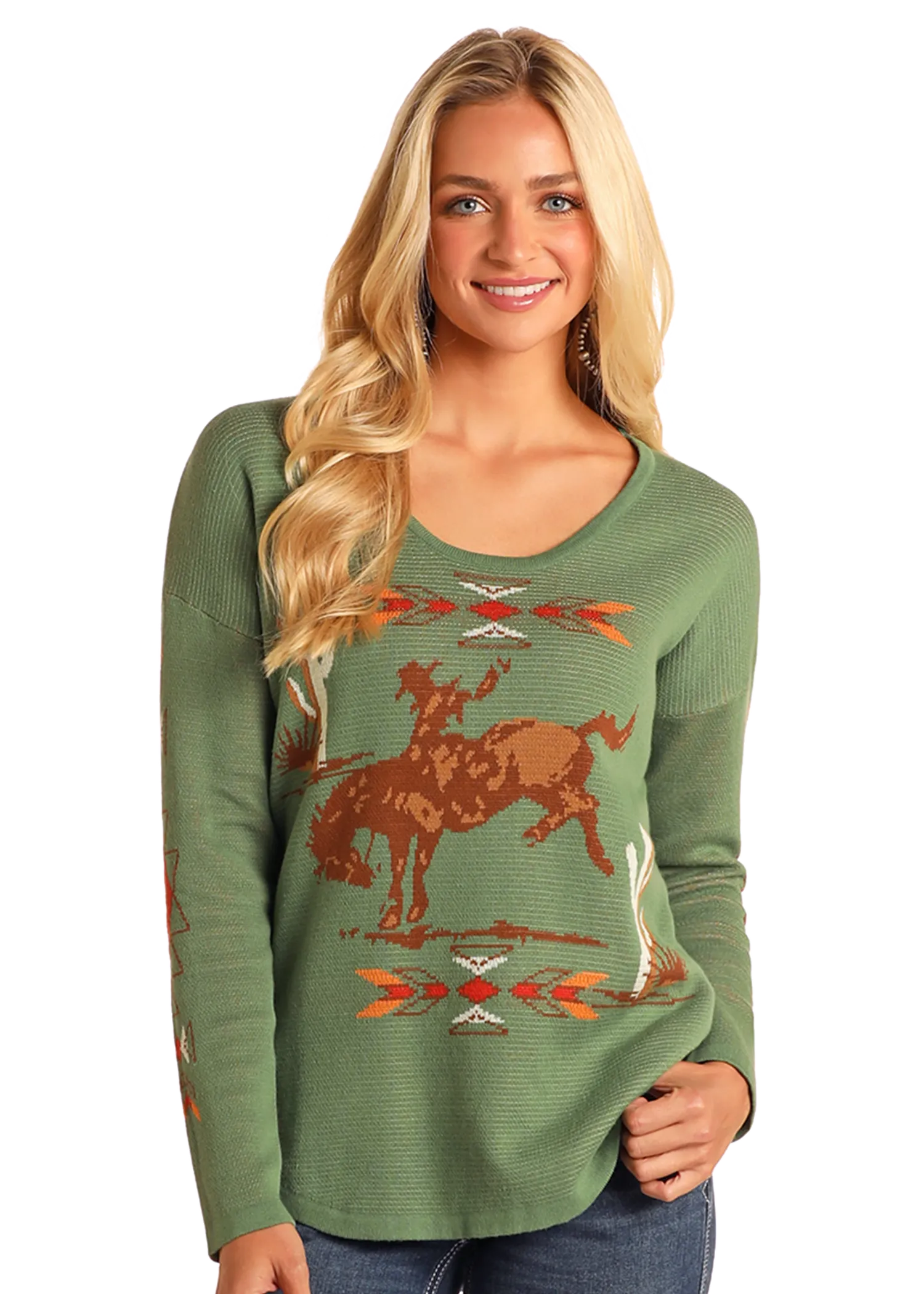 Bronc Rider Light Weight Sweater