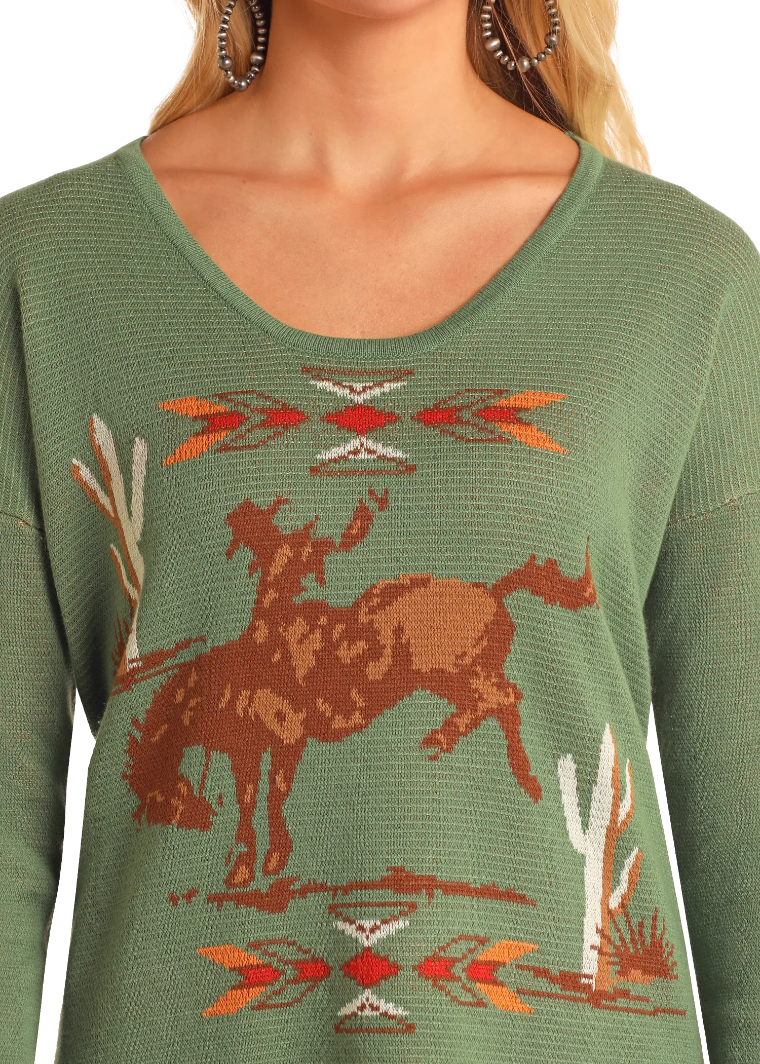Bronc Rider Light Weight Sweater