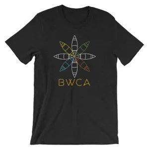 BWCA Canoe Flower T-Shirt - Heather Black