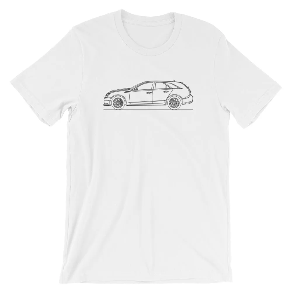 Cadillac CTS-V II Wagon Outline T-shirt
