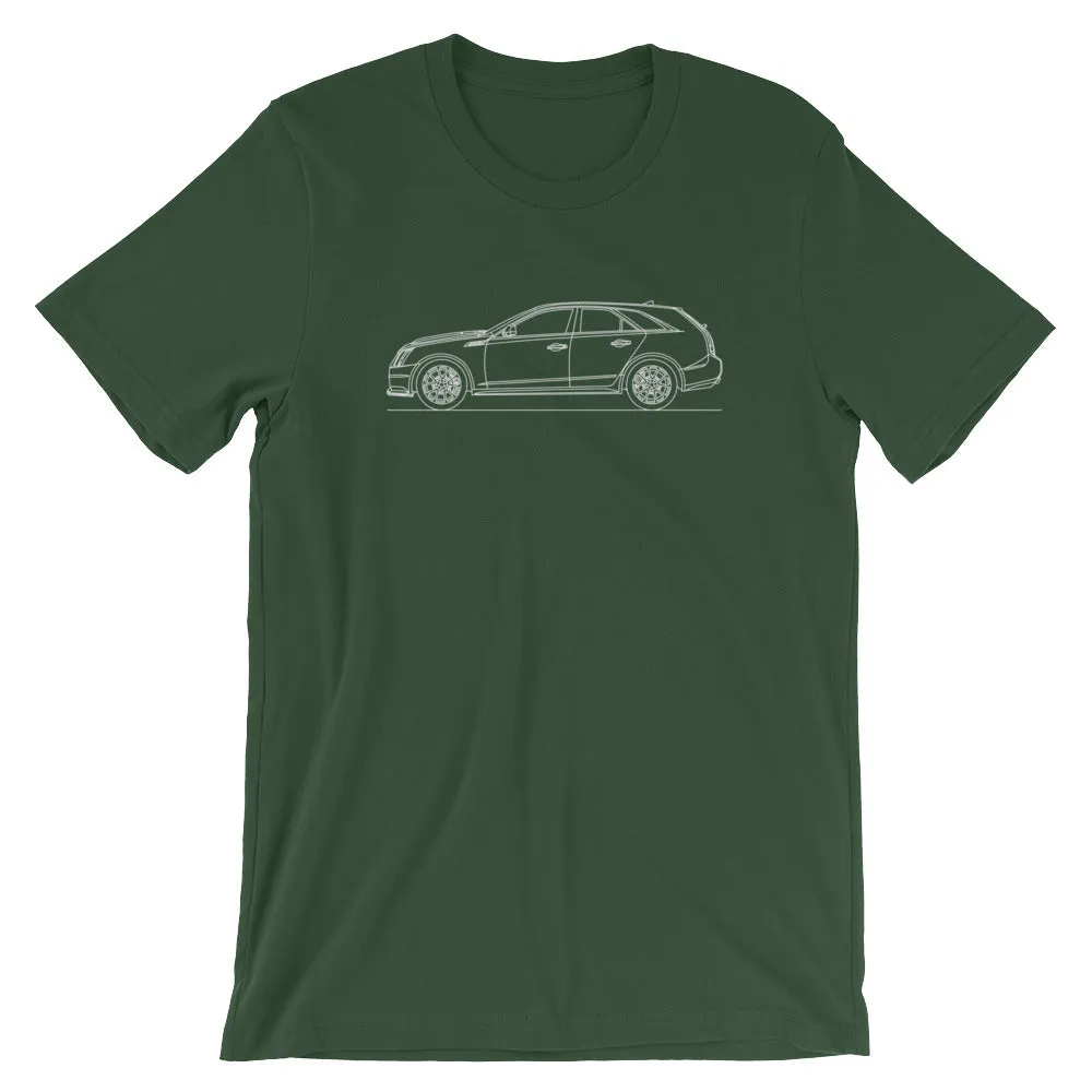 Cadillac CTS-V II Wagon Outline T-shirt