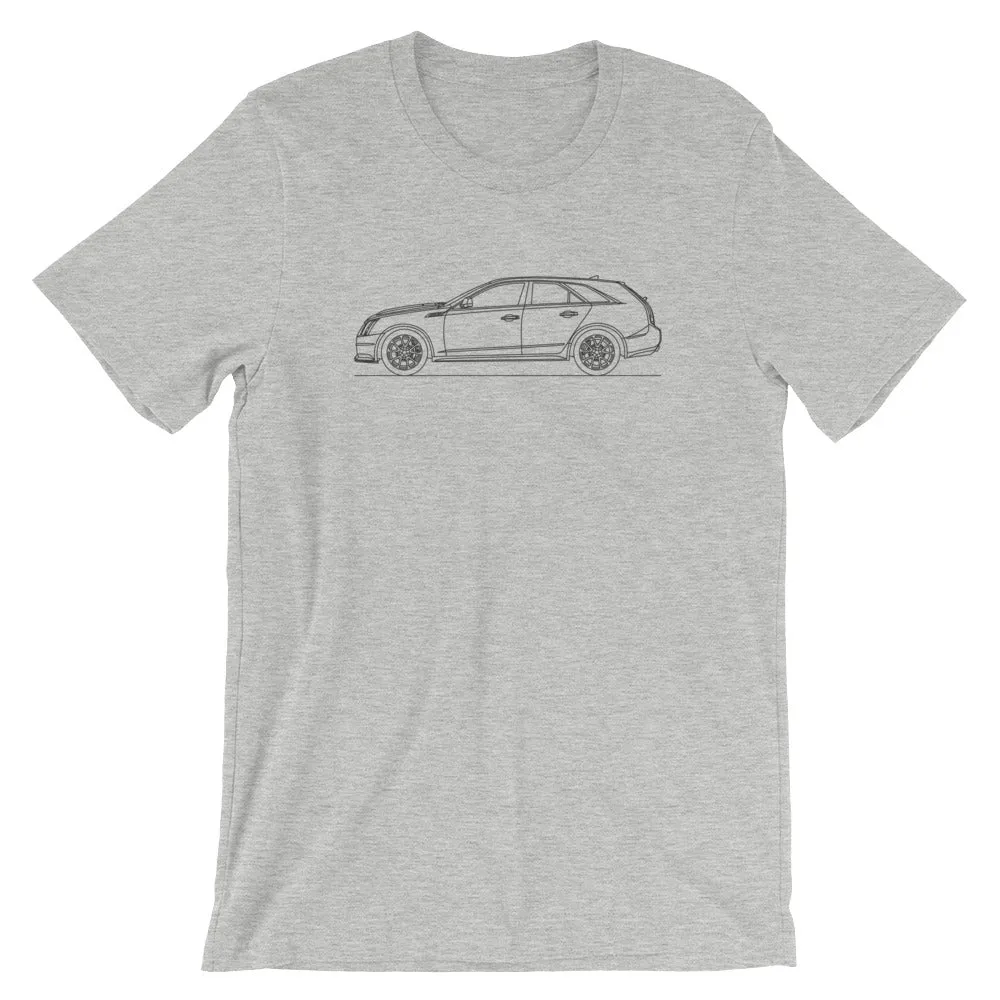 Cadillac CTS-V II Wagon Outline T-shirt