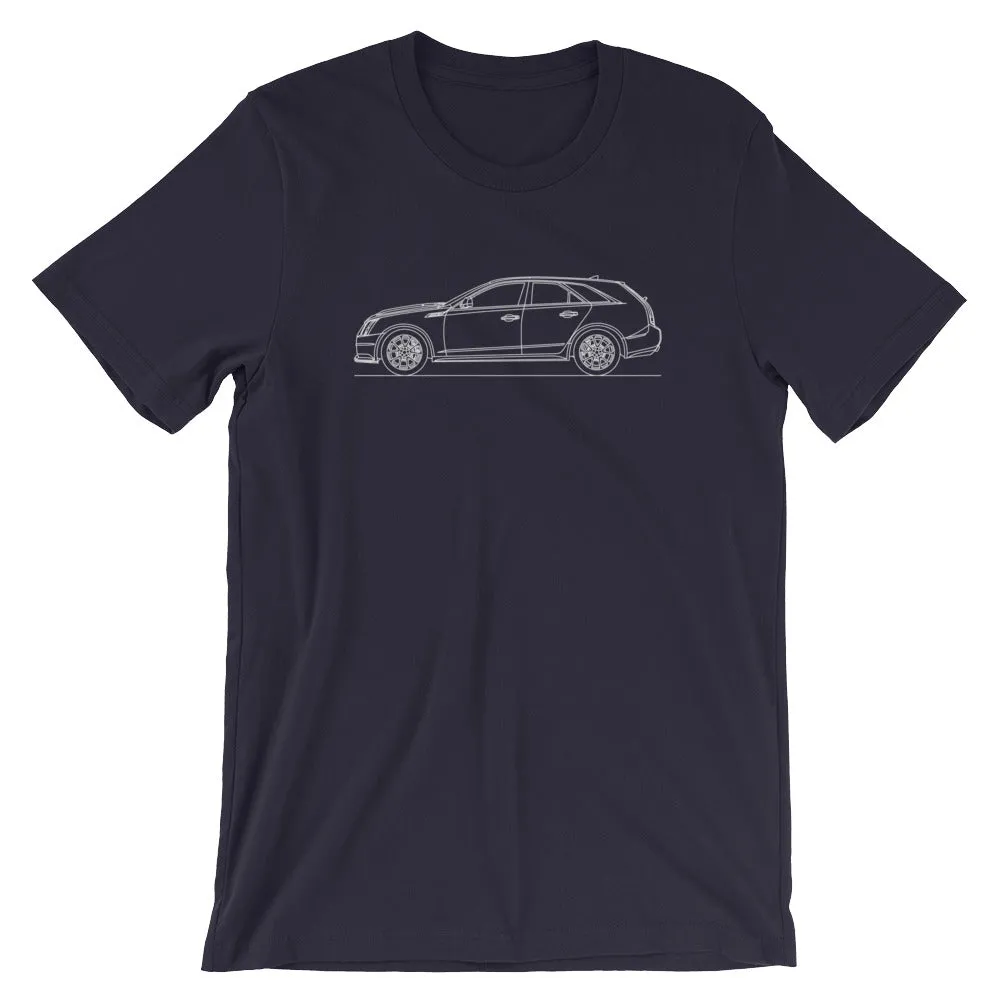 Cadillac CTS-V II Wagon Outline T-shirt