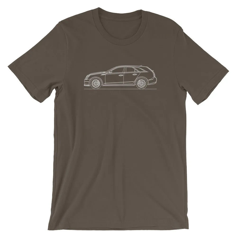 Cadillac CTS-V II Wagon Outline T-shirt