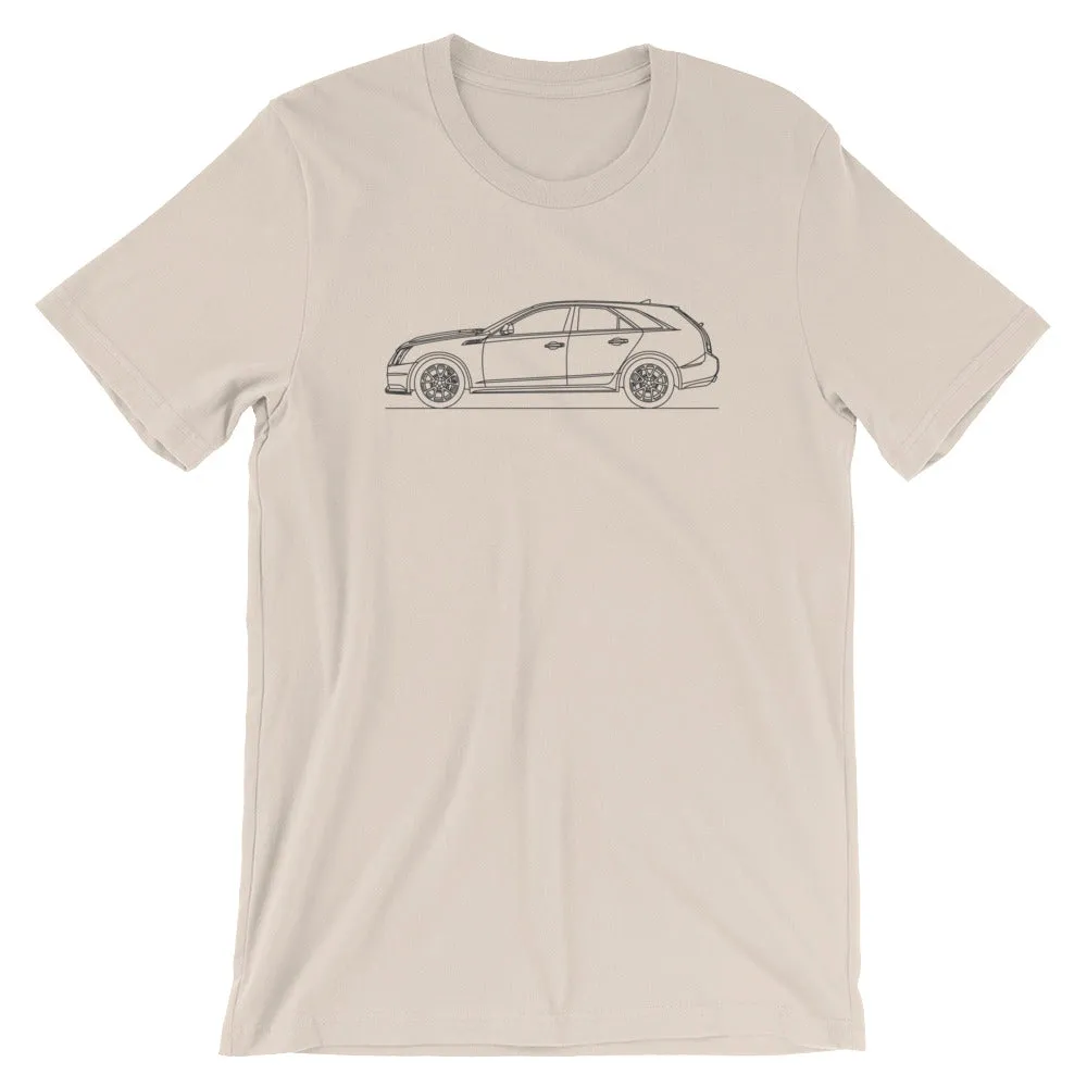 Cadillac CTS-V II Wagon Outline T-shirt
