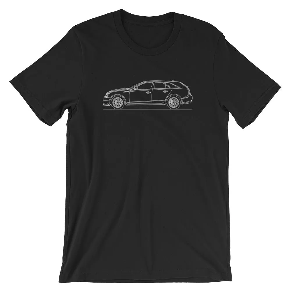 Cadillac CTS-V II Wagon Outline T-shirt