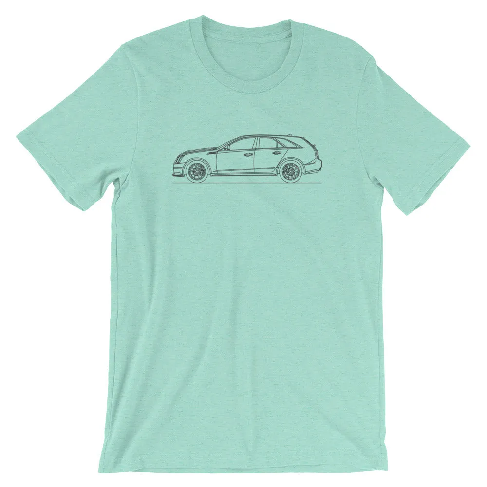 Cadillac CTS-V II Wagon Outline T-shirt
