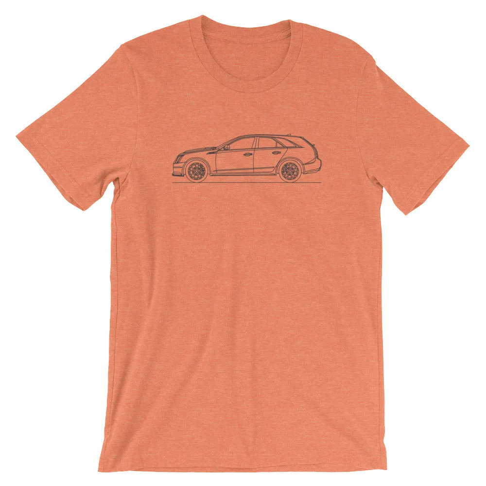 Cadillac CTS-V II Wagon Outline T-shirt