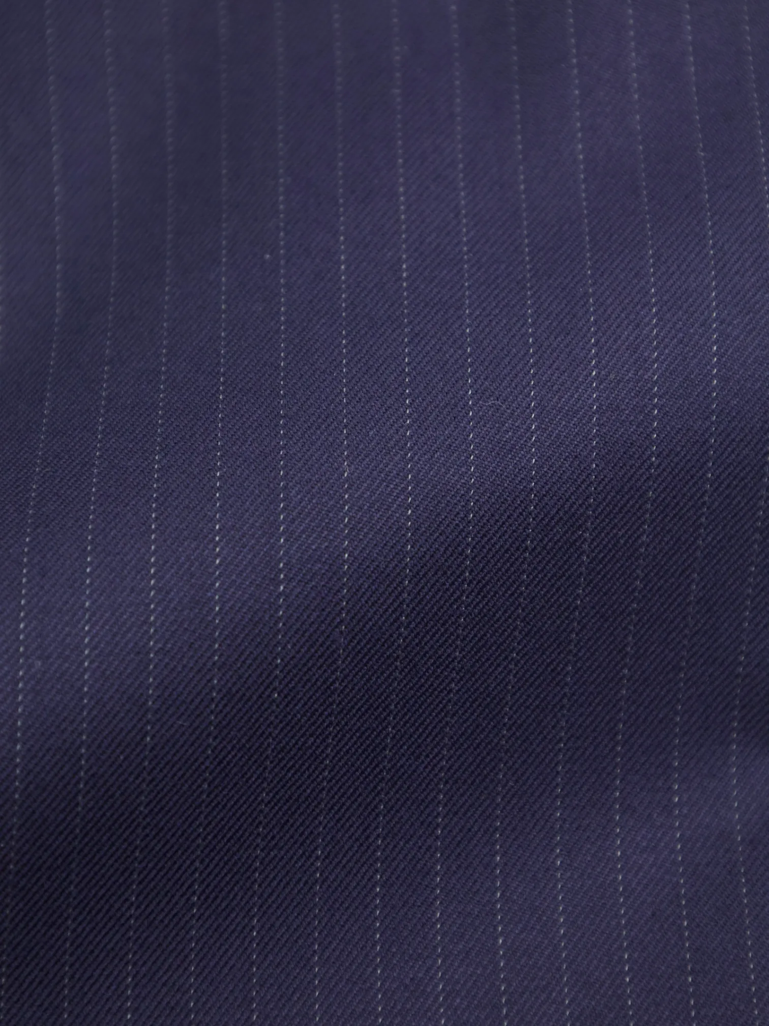 Canali Midnight Blue Pinstripe Trousers