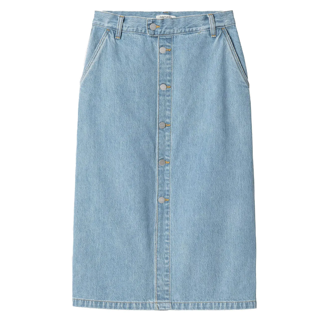 Carhartt WIP Womens Colby Skirt Blue Stone Bleached