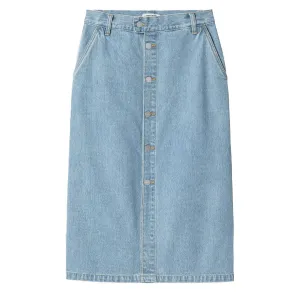 Carhartt WIP Womens Colby Skirt Blue Stone Bleached