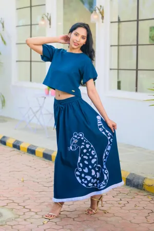 Catch My Drift Skirt – Wild Side - Navy