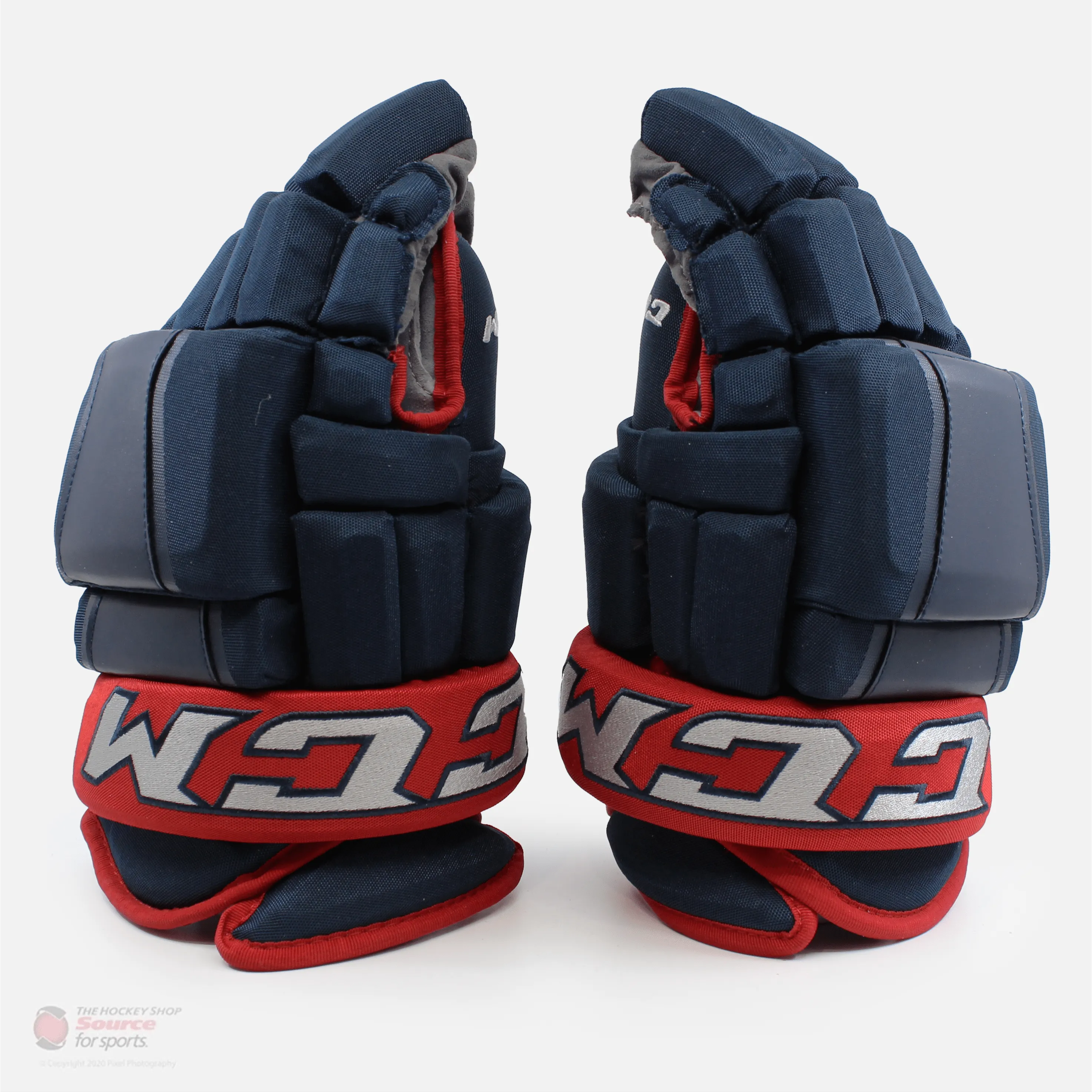 CCM HG97 Pro Stock Senior Gloves - Columbus Blue Jackets
