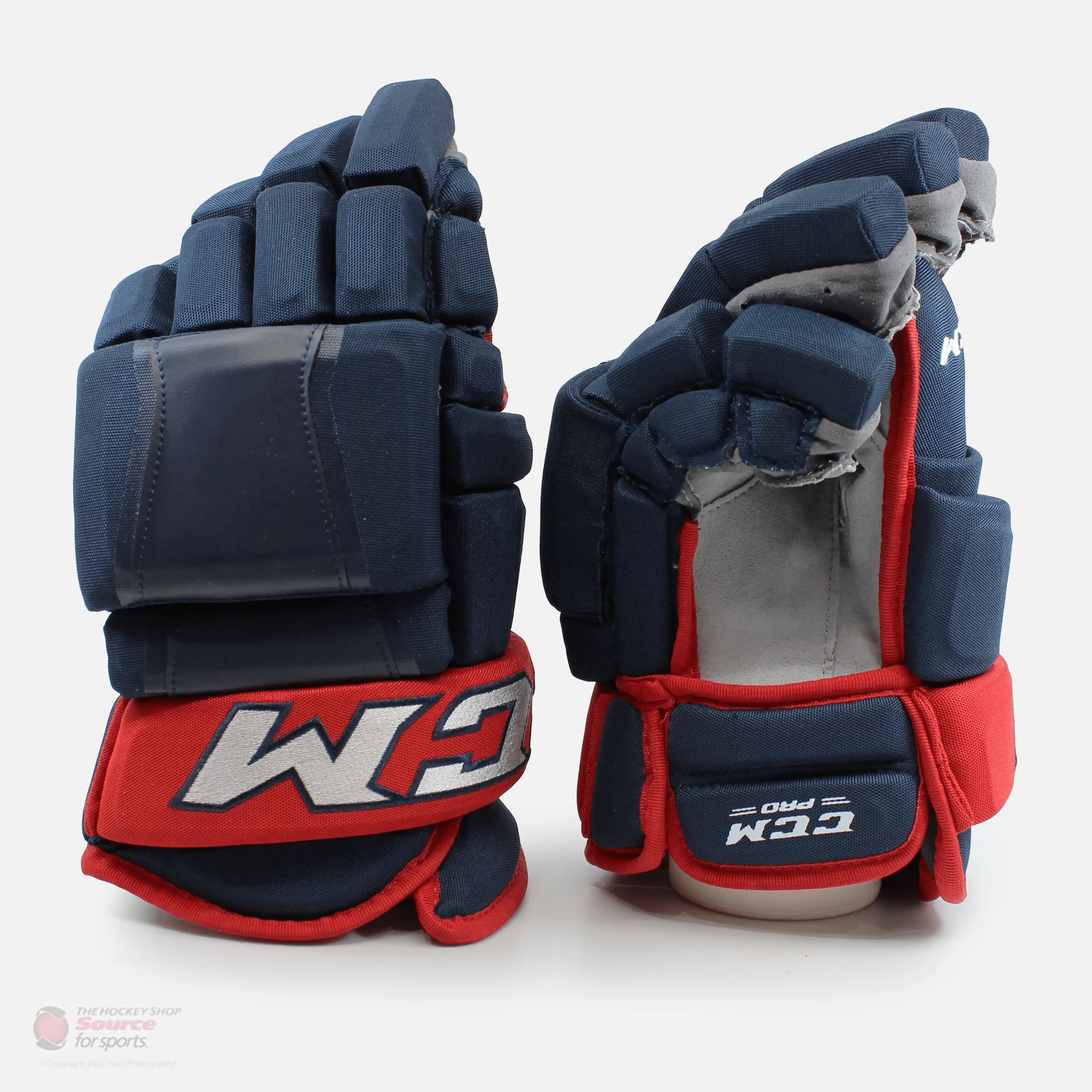 CCM HG97 Pro Stock Senior Gloves - Columbus Blue Jackets