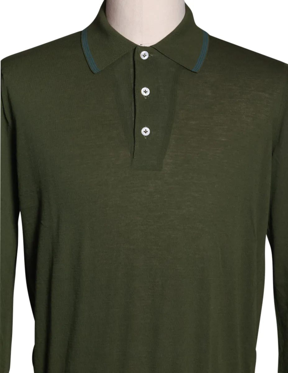 Cesare Attolini Green Shirt - Slim