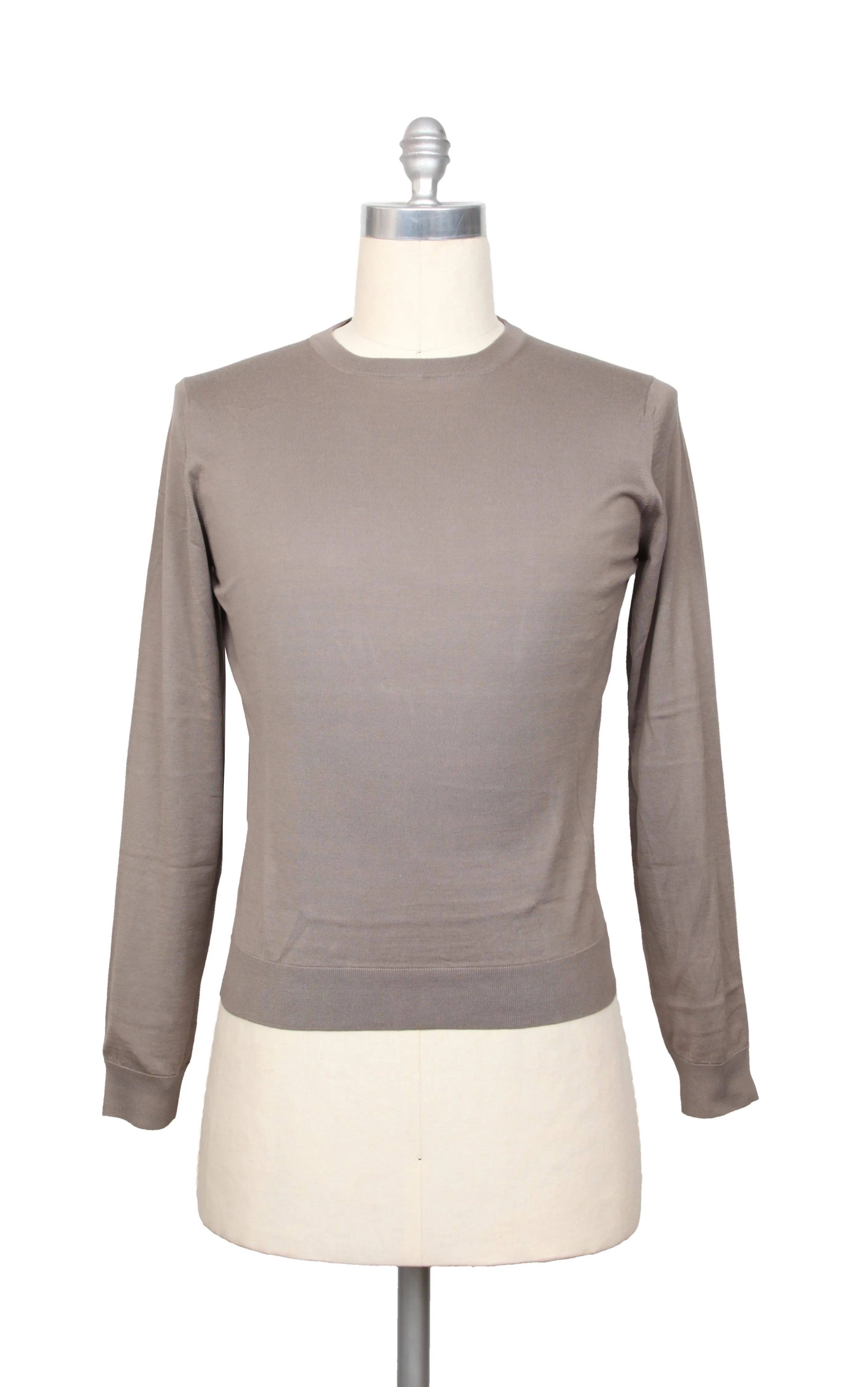 Cesare Attolini Light Brown Crewneck Sweater