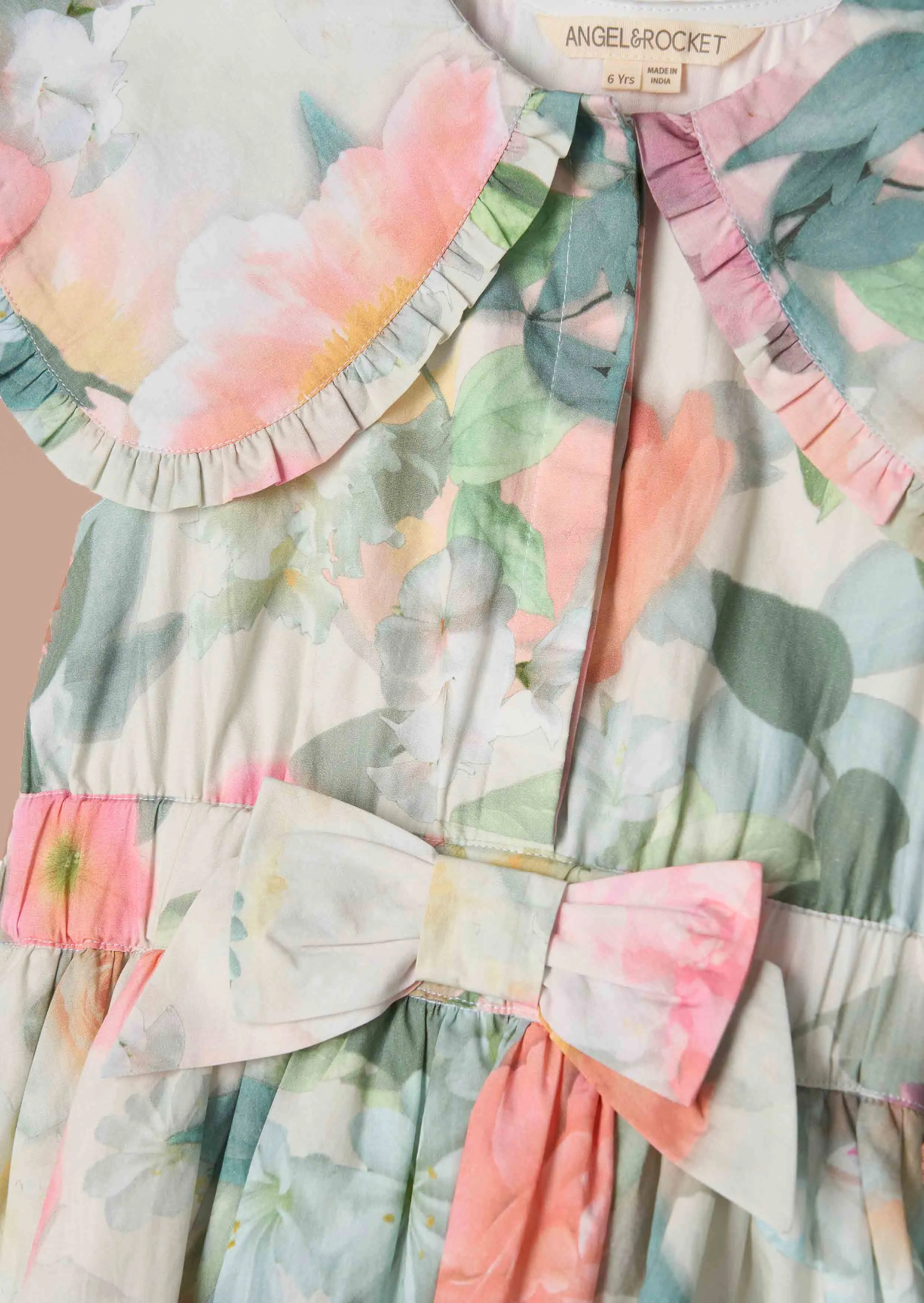 Chloe Multi Cape Collar Dress