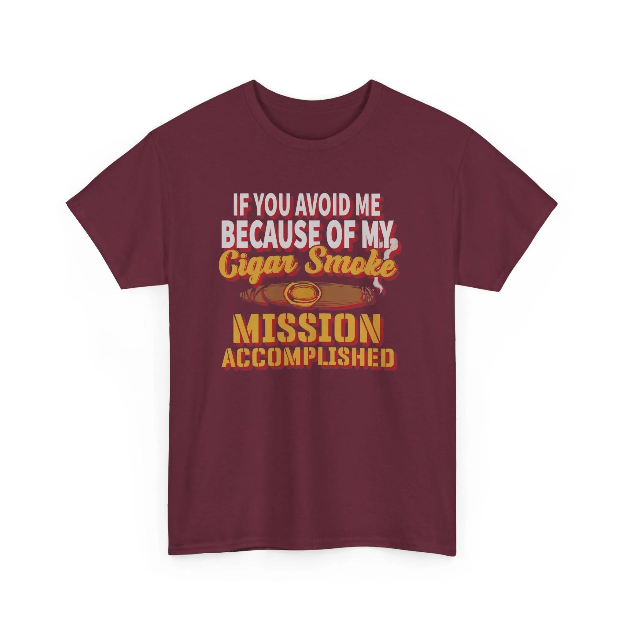Cigar Smoke Mission Accomplished T-Shirt