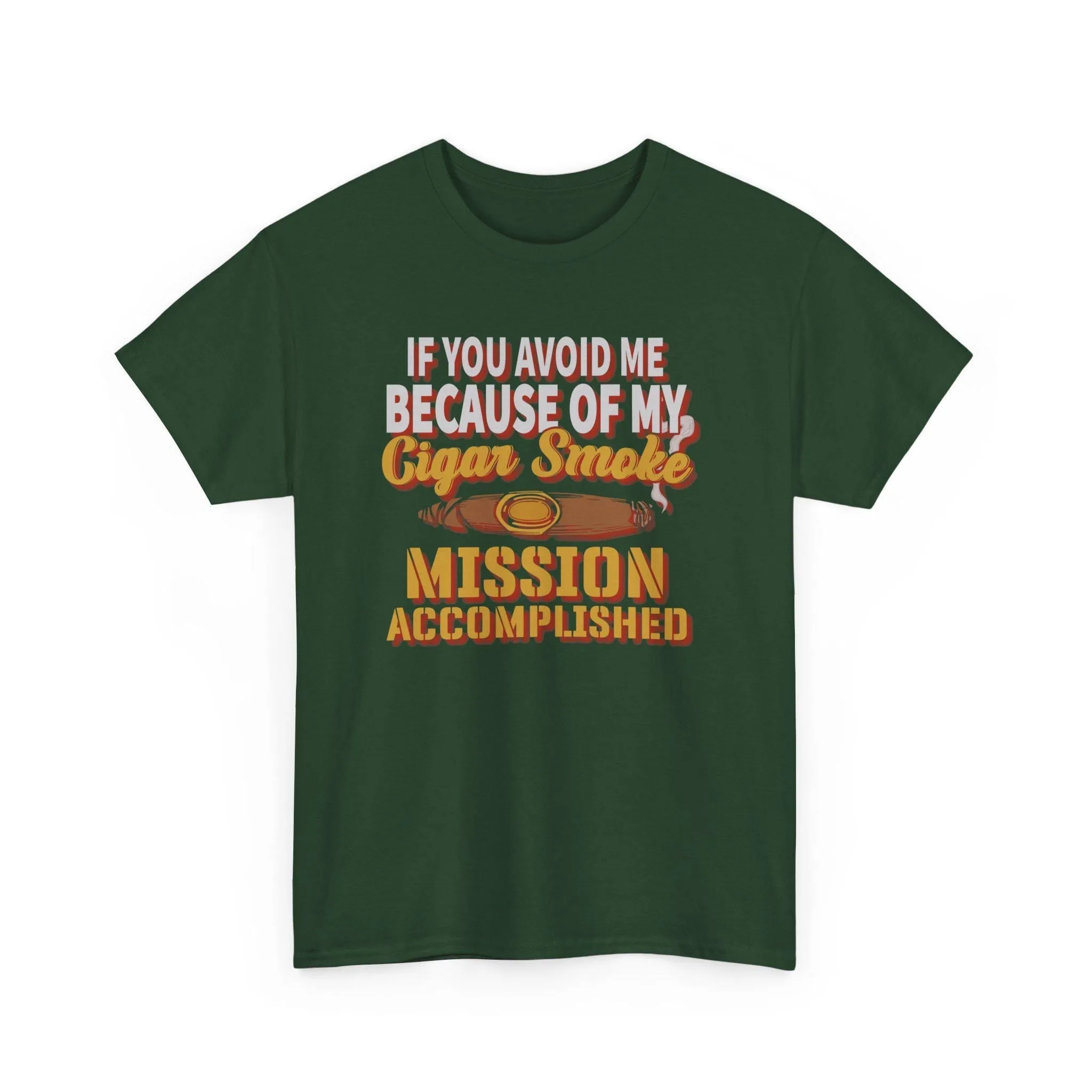 Cigar Smoke Mission Accomplished T-Shirt