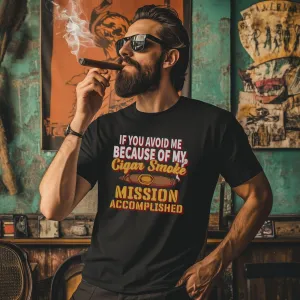Cigar Smoke Mission Accomplished T-Shirt
