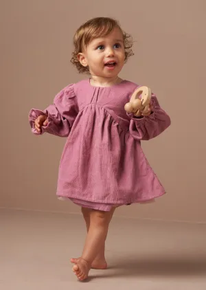 Clara Pink Needlecord Dress