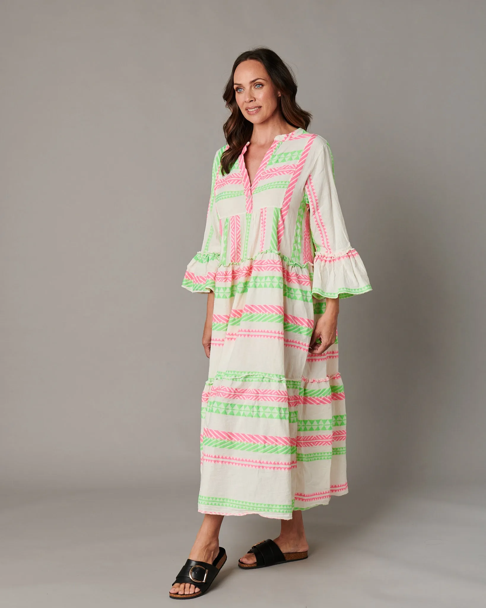 Classic Aztec Maxi Dress