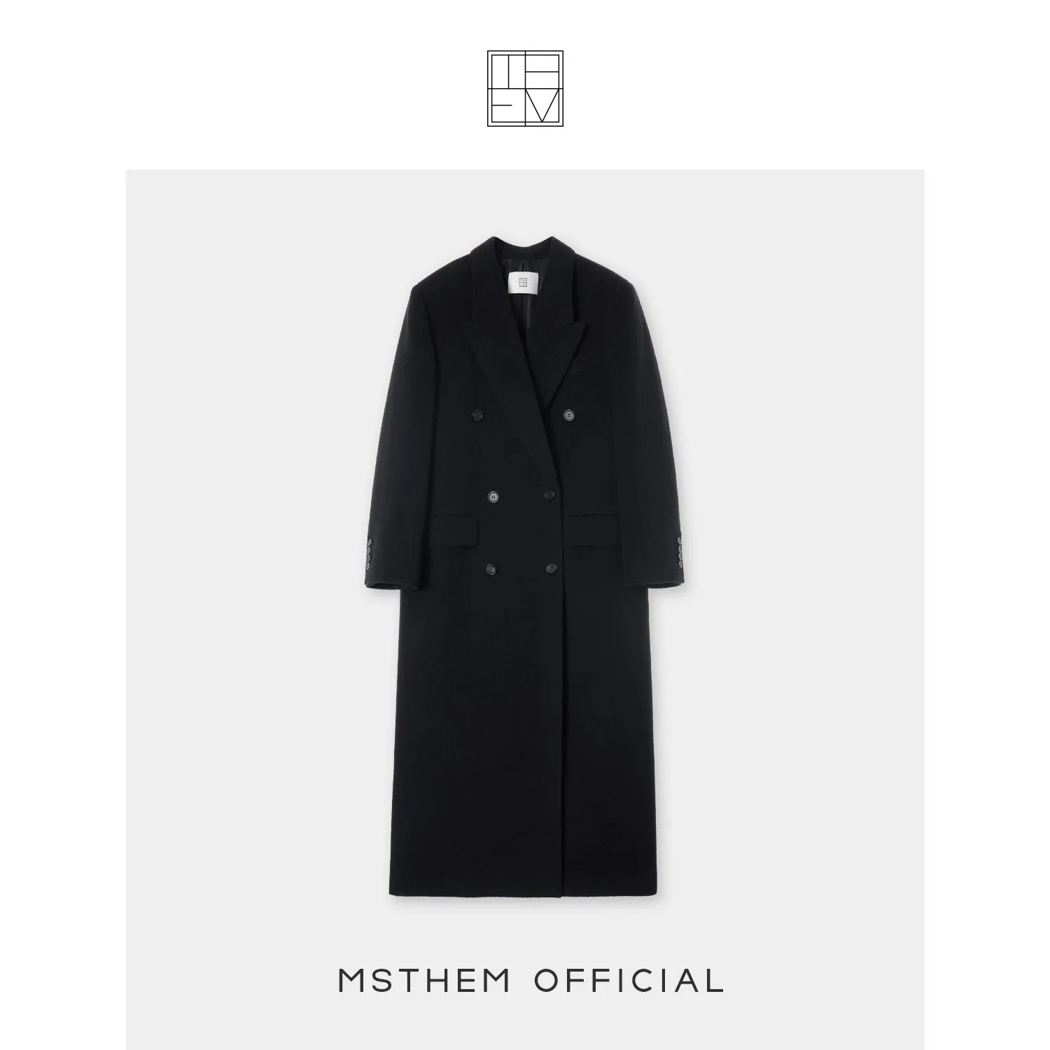 Classic Double-Breasted Coat