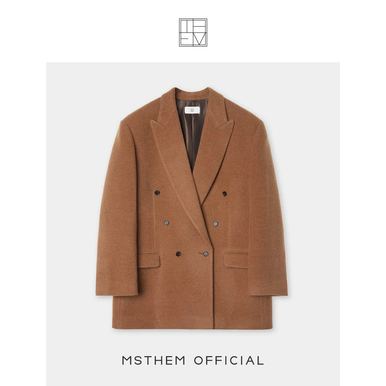 Classic Double-Breasted Coat
