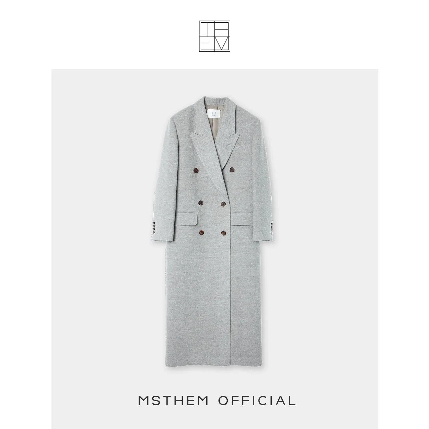 Classic Double-Breasted Coat