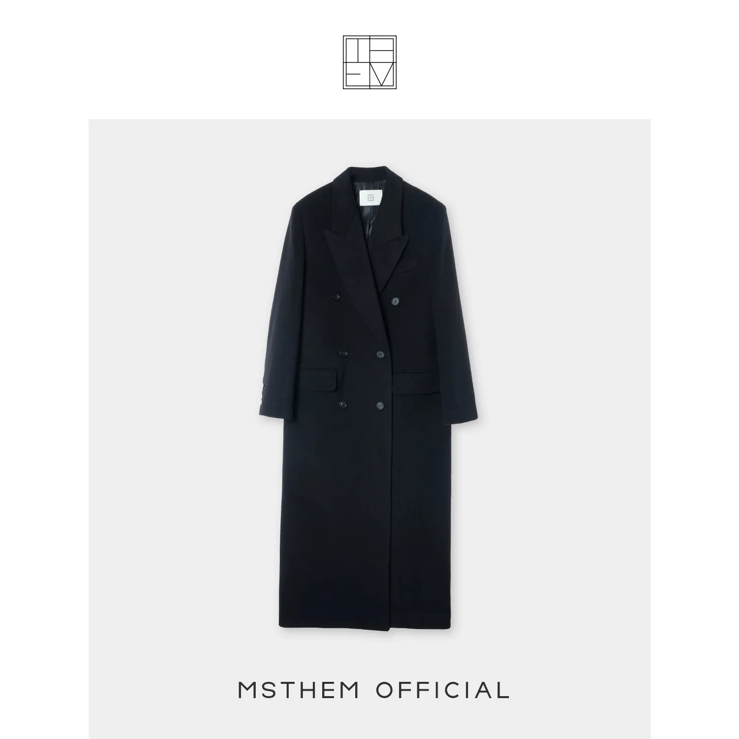 Classic Double-Breasted Coat