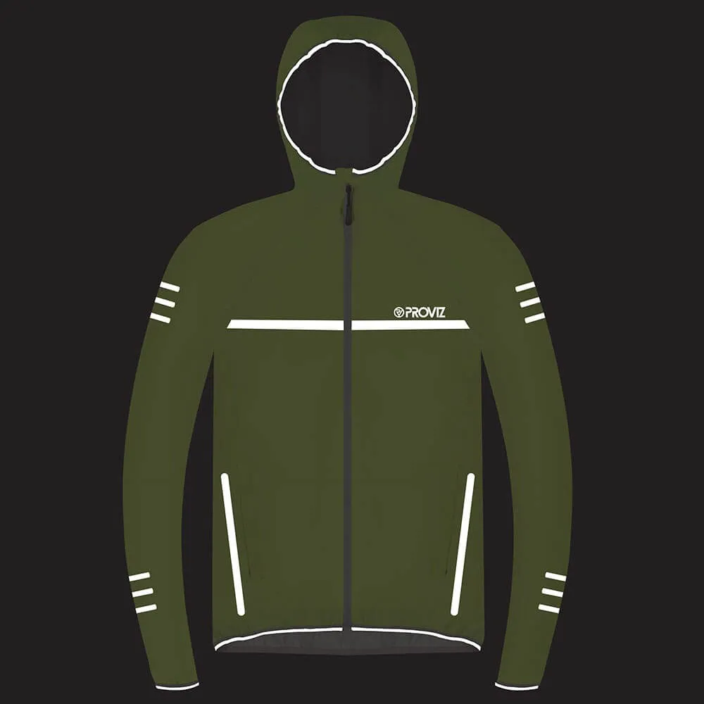 Classic Men's Waterproof Running Jacket by Proviz