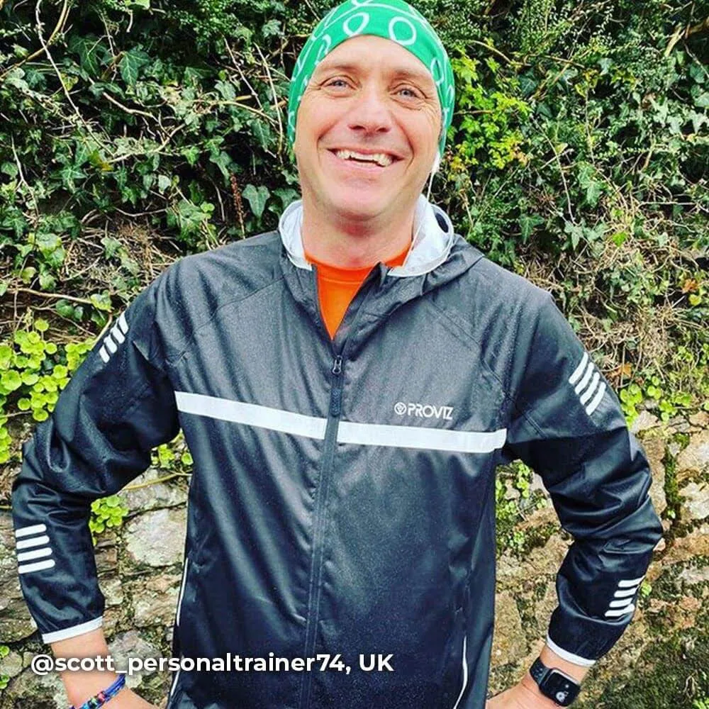 Classic Men's Waterproof Running Jacket by Proviz