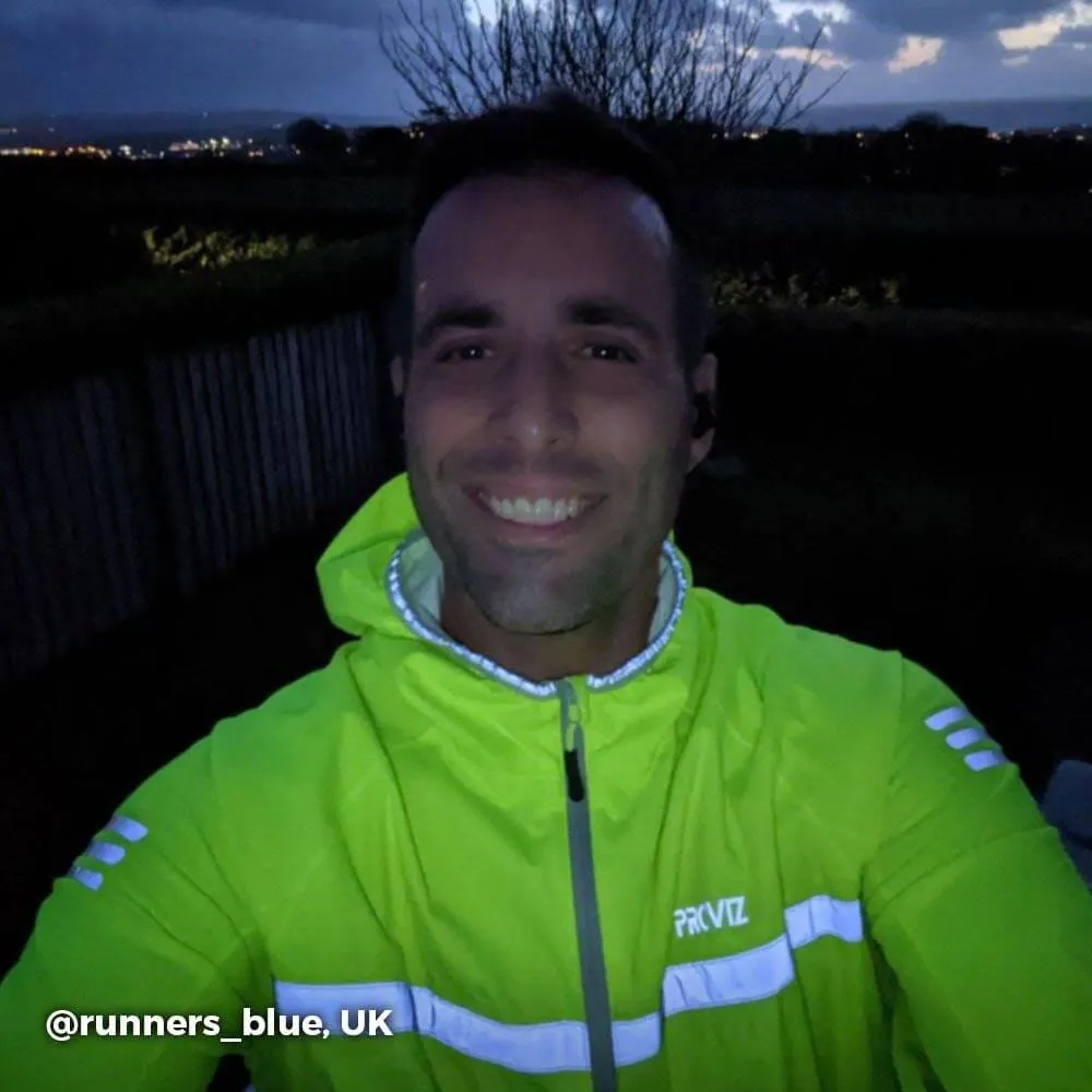 Classic Men's Waterproof Running Jacket by Proviz
