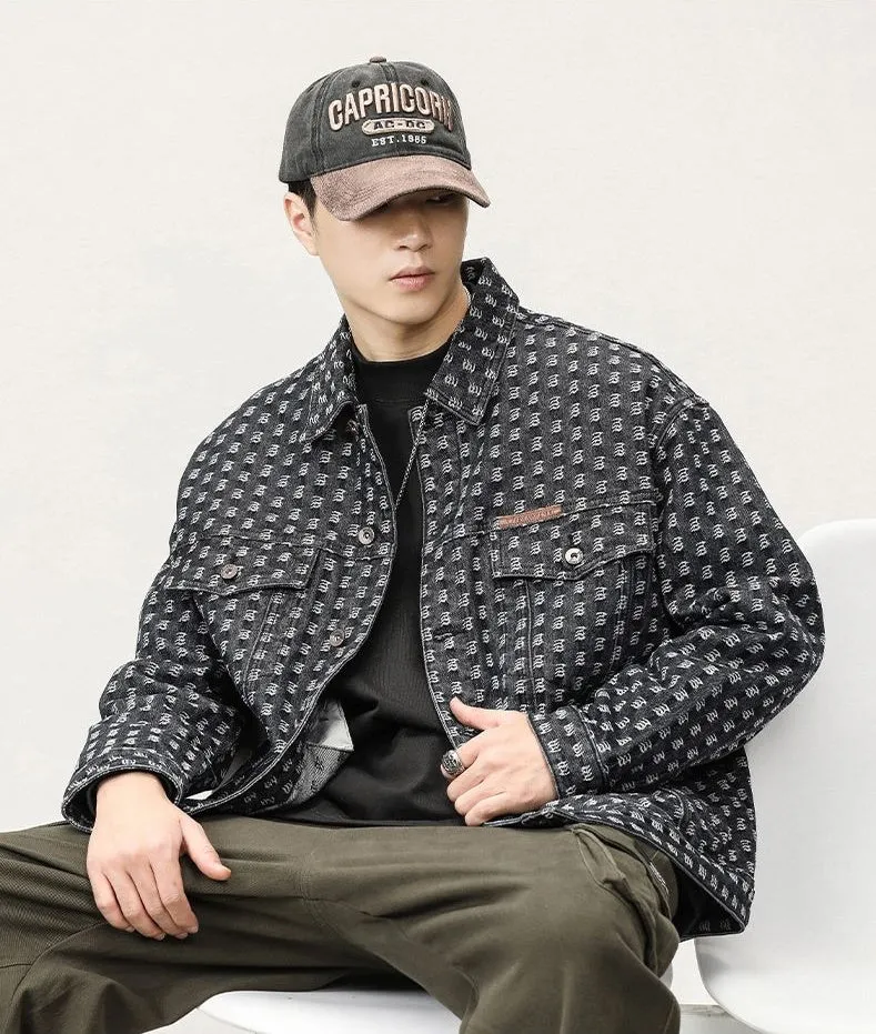 Classic Trucker Jacket for Men with Timeless Design