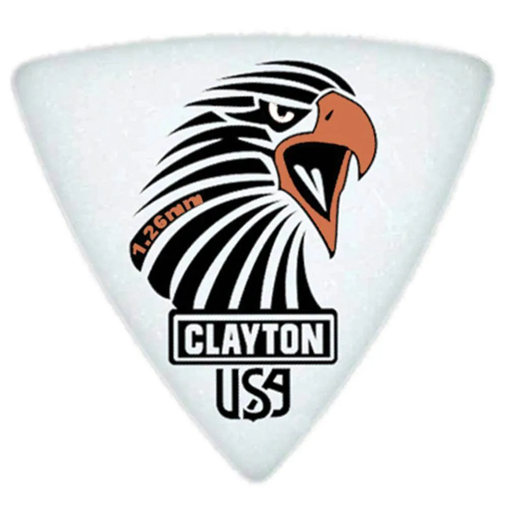 Clayton Acetal Sharp Rounded Triangle 1.26mm (12 Pack)