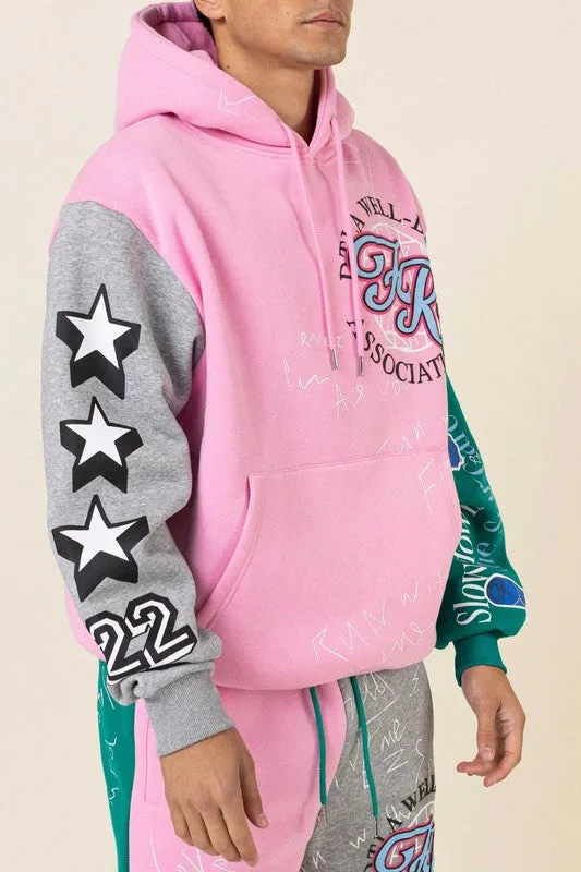 COLOR BLOCK HOODIE